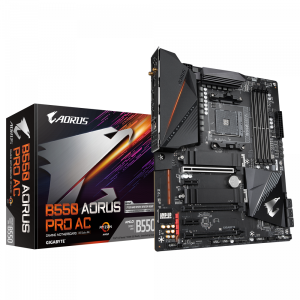 PLACA MADRE GIGABYTE B550 AORUS PRO AC AM4