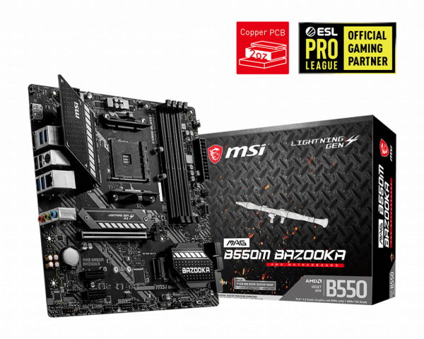 PLACA MADRE MSI MAG B550M BAZOOKA AM4