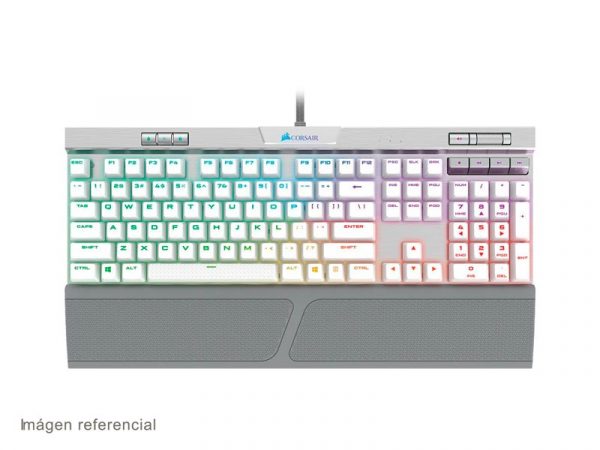 TECLADO MECÁNICO CORSAIR K70 RGB MK.2 SE NA - CHERRY MX Speed / WHITE