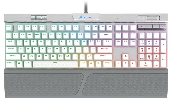 TECLADO MECÁNICO CORSAIR K70 RGB MK.2 SE NA - CHERRY MX Speed / WHITE - Imagen 2