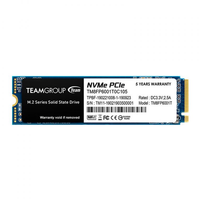 SSD 1TB TEAMGROUP MP33 M 2 NVMe PCIe 3 0 X4 3 3V Teslards