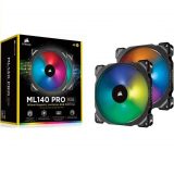 FAN CORSAIR KIT 2 ML140 PRO RGB PWM PREMIUM / LIGHTING NODE PRO