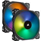 FAN CORSAIR KIT 2 ML140 PRO RGB PWM PREMIUM / LIGHTING NODE PRO - Imagen 3