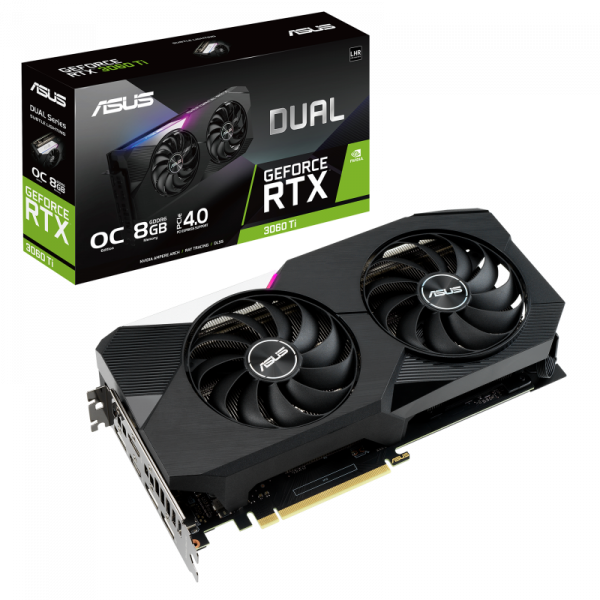 TARJETA DE VIDEO ASUS RTX 3060 Ti V2 OC EDITION 8GB GDDR6