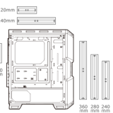 CASE COUGAR MX440-G RGB MID TOWER - Imagen 7