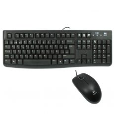 KIT TECLADO MOUSE LOGITECH MK120 USB NEGRO