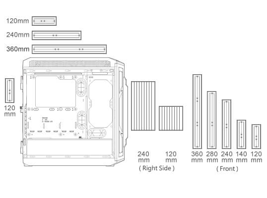 CASE COUGAR GEMINI T PRO MID TOWER - Imagen 6