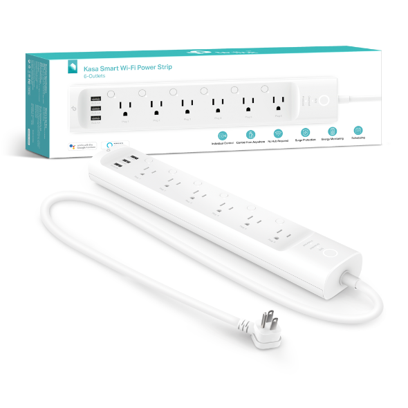 KASA SMART WI-FI POWER STRIP HS300 - Imagen 3