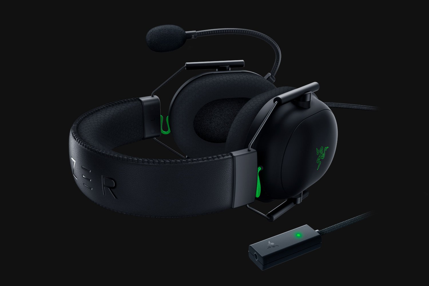 AURICULAR RAZER BLACKSHARK V2 MULTI-PLATFORM THX BLACK - Imagen 3
