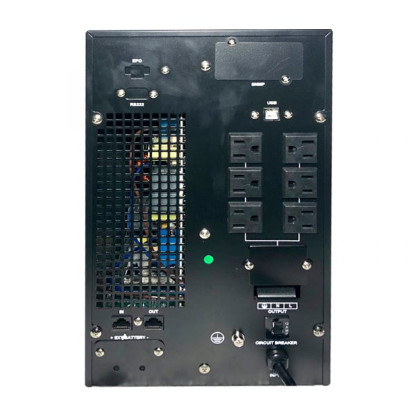 UPS ELISE FASE ONLINE SERIE ZEN 3000VA / 2700W / 6 TOMAS DE SALIDA NEMA 5-15 / USB - Imagen 2