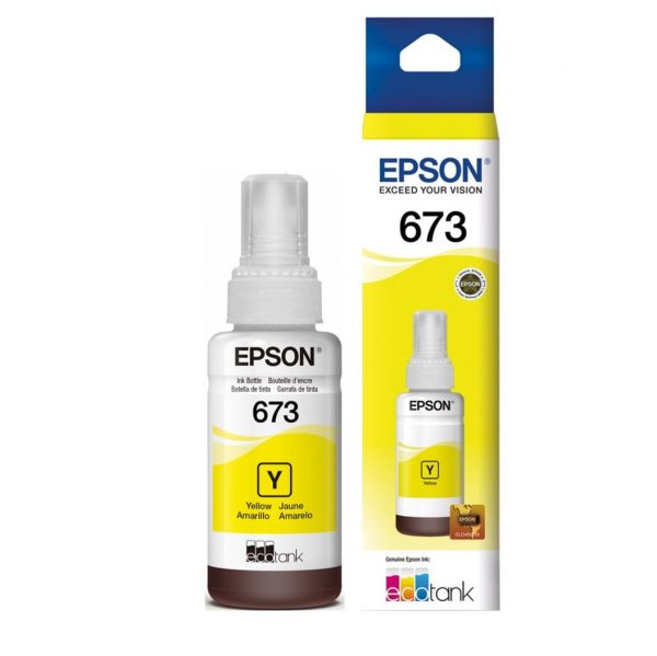 TINTA EPSON 673 70ML COLOR AMARILLO