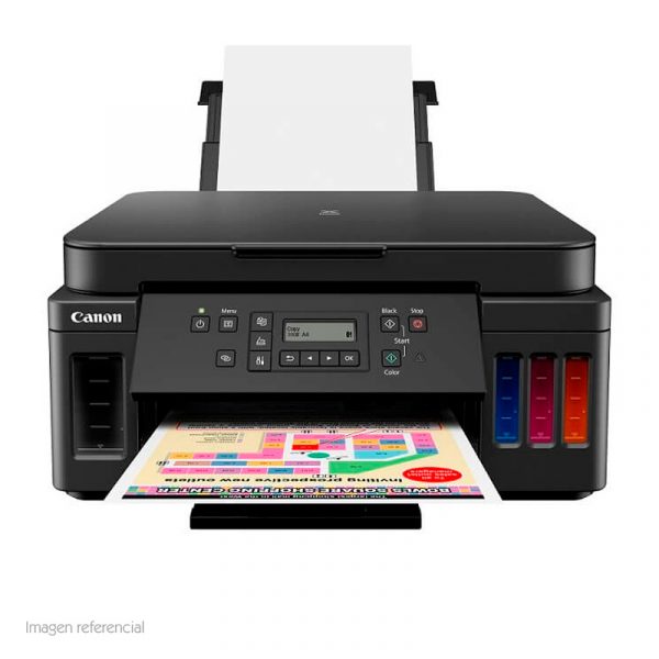 IMPRESORA MULTIFUNCIONAL DE TINTA CONTINUA CANON PIXMA G6010 IMPRIME / ESCANEA / COPIA / WIRELESS / USB / LAN