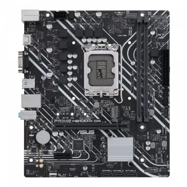 PLACA MADRE ASUS PRIME H610M-K D4 LGA1700 - Imagen 2