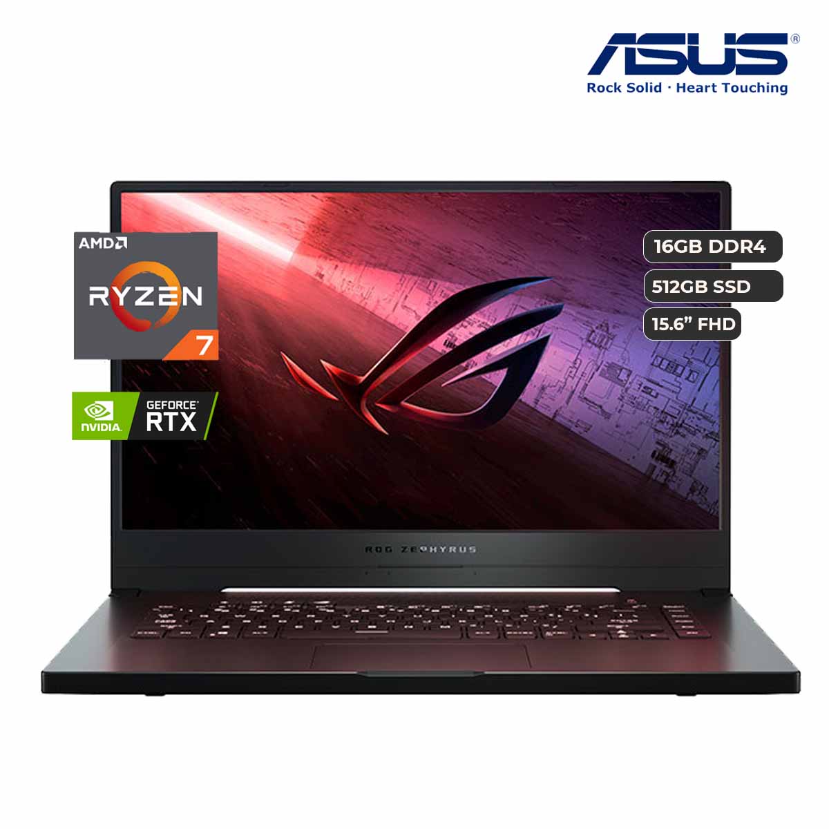 LAPTOP ASUS ROG ZEPHYRUS G15 15.6″ / FHD / RYZEN 7 4800HS / 16GB