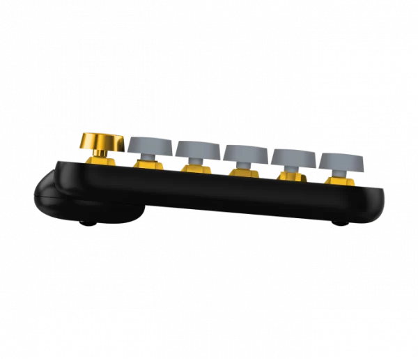 TECLADO LOGITECH POP KEYS MULTI-DEVICE WIRELESS/BT BLACK/YELLOW - Imagen 2