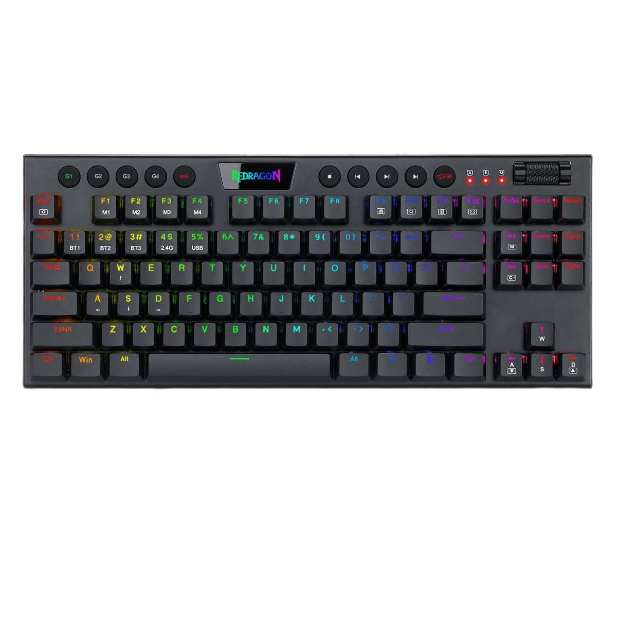 TECLADO MECÁNICO REDRAGON HORUS TKL WIRELESS - SWITCH BLUE