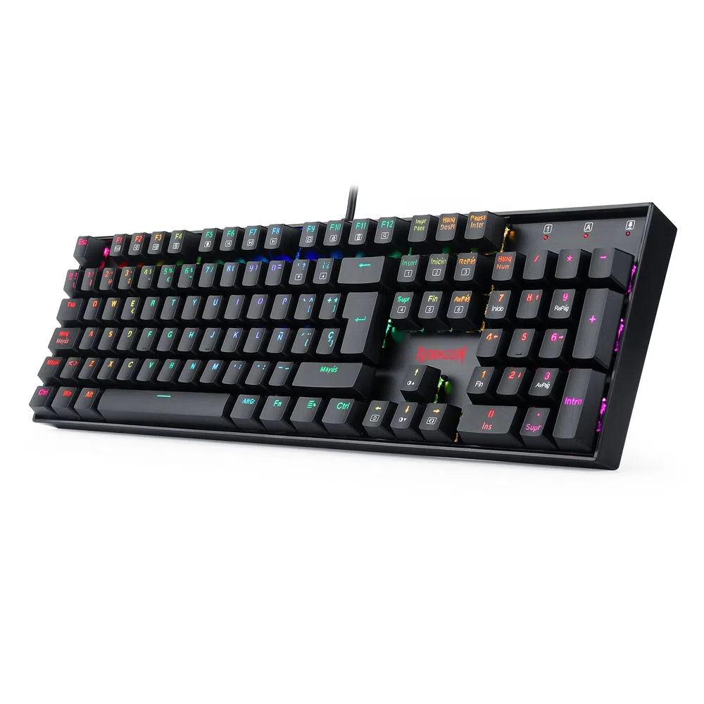 TECLADO MECÁNICO REDRAGON K551 RGB MITRA BLACK - SWITCH RED - Imagen 2