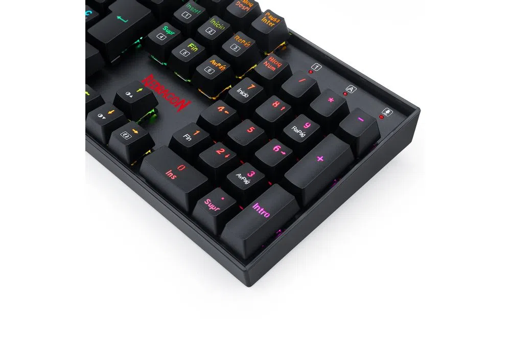 TECLADO MECÁNICO REDRAGON K551 RGB MITRA BLACK - SWITCH RED - Imagen 3
