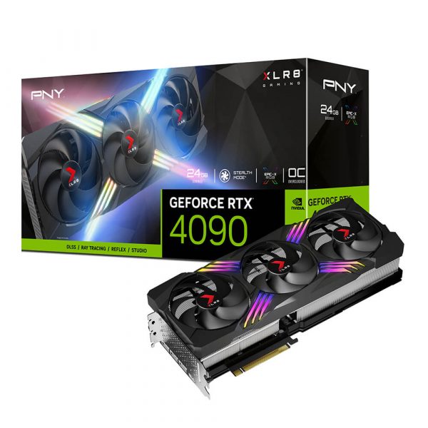 TARJETA DE VIDEO PNY RTX 4090 24GB OC XLR8 GAMING VERTO EPIC-X RGB™ TF