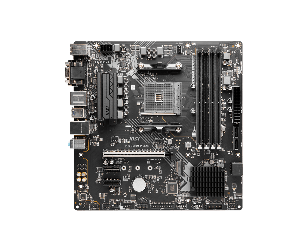 PLACA MADRE MSI PRO B550M-P GEN3 AM4 - Imagen 2