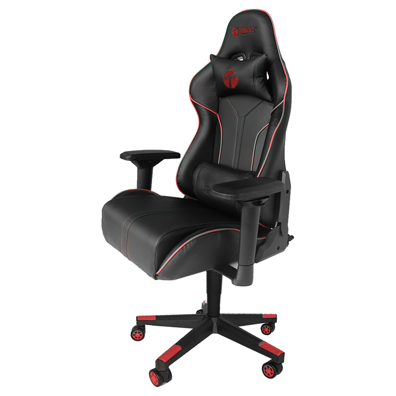 SILLA TEROS TE8122R GAMER PREMIUM CLASE 4 / INCLINACION 180°, REPOSA BRAZOS 4D - Imagen 2
