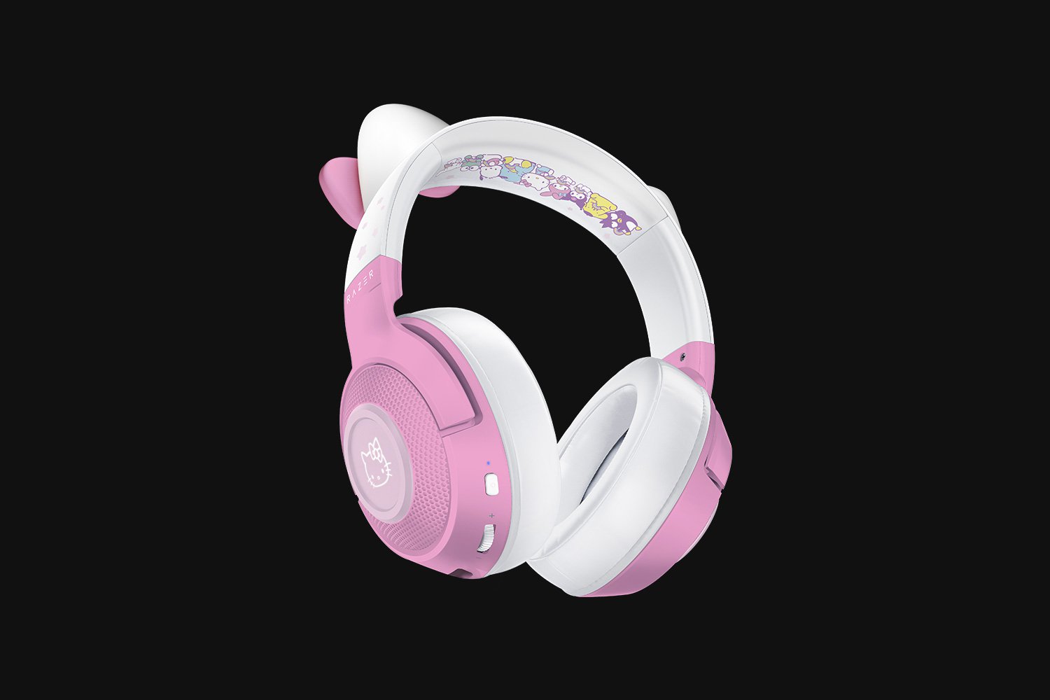 AURICULAR RAZER KRAKEN HELLO KITTY AND FRIENDS EDITION CHROMA USB WHITE - Imagen 2