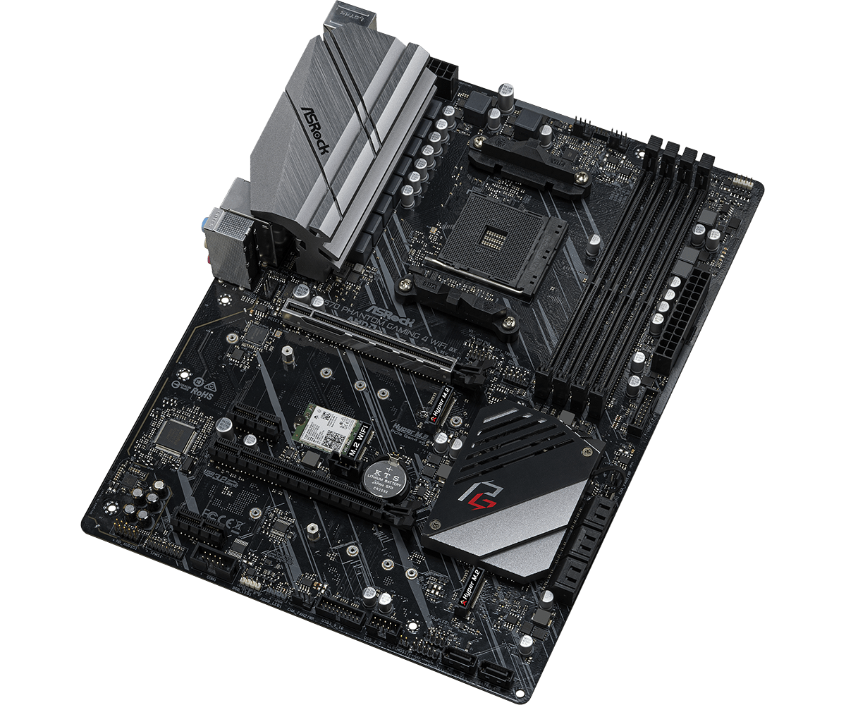 PLACA MADRE ASROCK PHANTOM GAMING 4 WIFI AX AM4 - Imagen 3