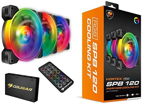 FAN COUGAR VORTEX SPB120 RGB KIT 3