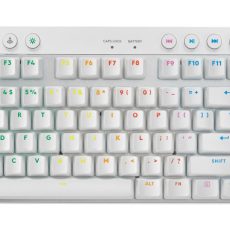 TECLADO LOGITECH PRO X TKL LIGHTSPEED USB WHITE