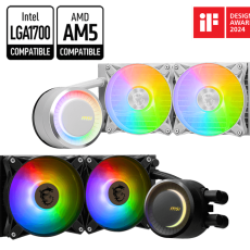 CPU COOLER MSI MAG CORELIQUID E240 WHITE