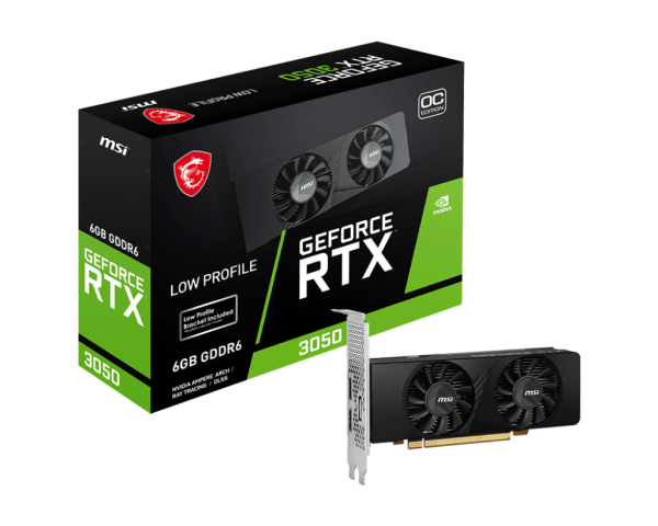 TARJETA DE VIDEO MSI RTX 3050 LP 6GB OC GDDR6 LOW PROFILE