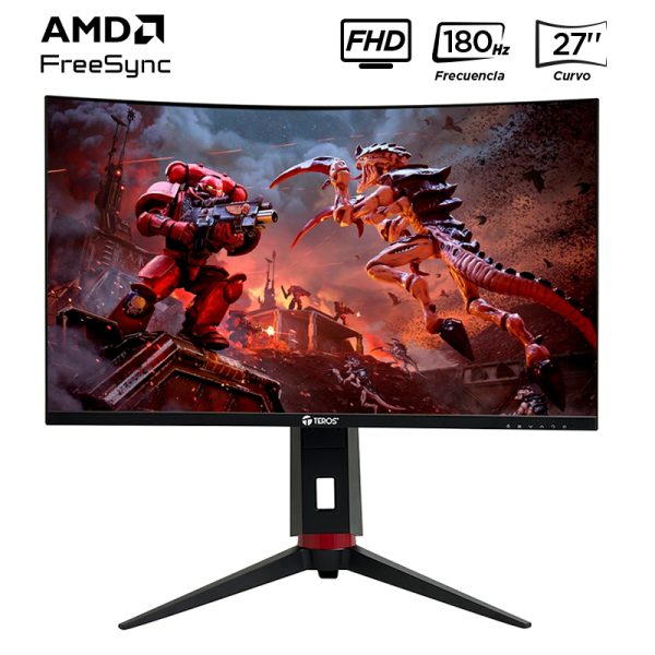 MONITOR TEROS TE-2766G 27" VA FHD 180HZ 1MS CURVO FREESYNC