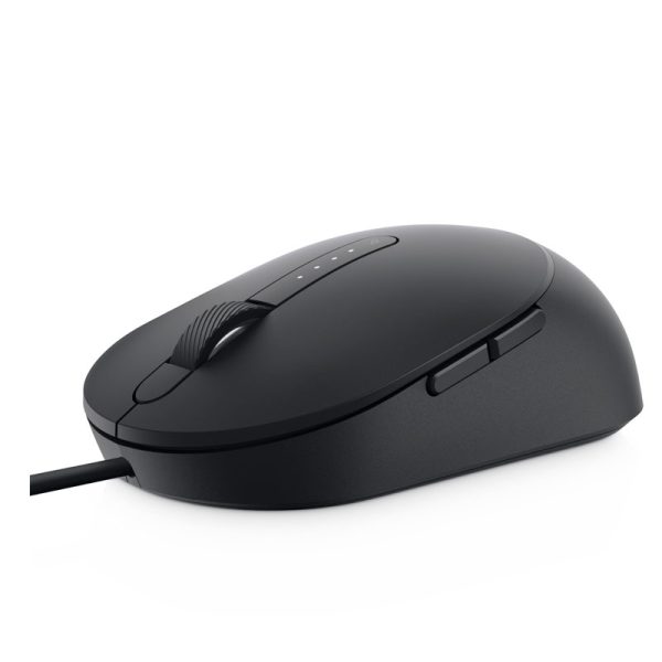 MOUSE DELL MS3230, USB 2.0 ALAMBRICO, LASER, RESOLUCION HASTA 3200 DPI, COLOR NEGRO/GRIS