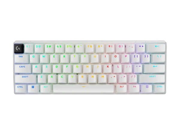 TECLADO LOGITECH PRO X 60 LIGHTSPEED BT/ÓPTICO/65 HRS/RGB WHITE