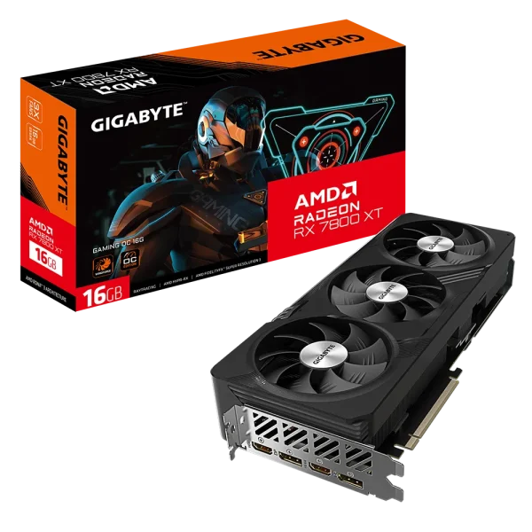 TARJETA DE VIDEO GIGABYTE RX 7800 XT GAMING OC 16GB GDDR6