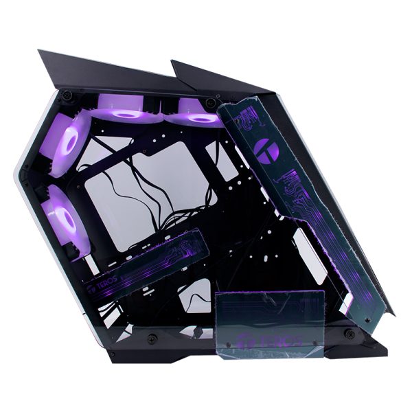 CASE TEROS TE-1314G MID TOWER ARGB - NEGRO - Imagen 2