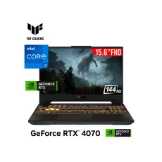 LAPTOP ASUS TUF F15 15.6" FHD CORE I7 13620H / RAM 16GB DDR5 / SSD 1TB GEN 4 / RTX 4070 8GB / 144HZ / WIN 11