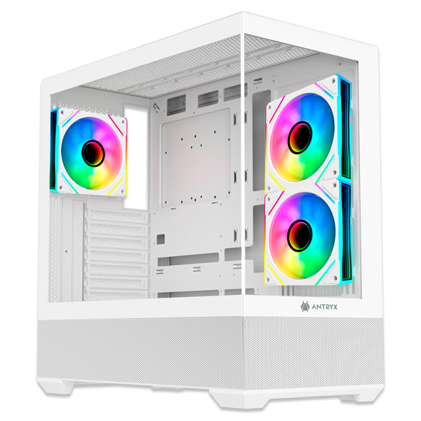 CASE ANTRYX FX 740 WHITE ARGB FAN X3 USB TIPO-C