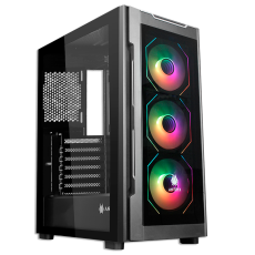CASE ANTRYX RX 560 BLACK ARGB FAN X3