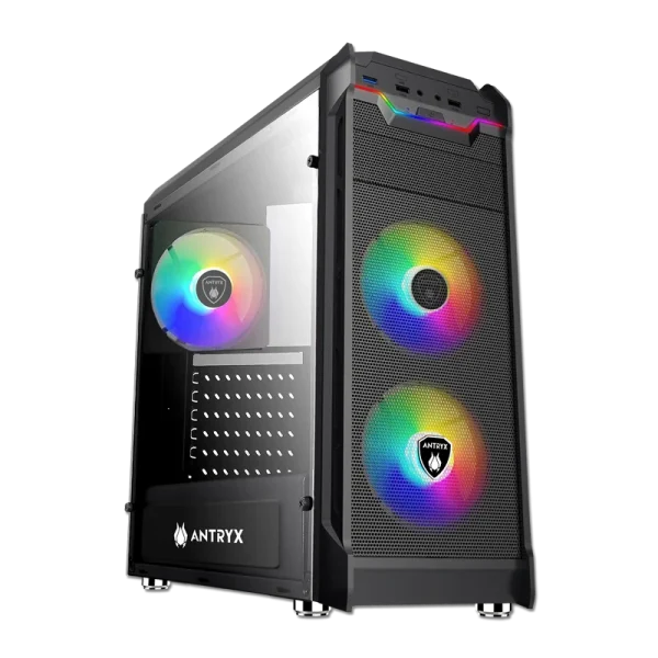 CASE ANTRYX RX VORTEX TG FAN X3 + REAL 600W
