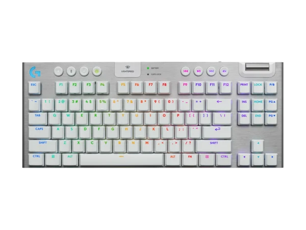 TECLADO LOGITECH G915 X TKL LIGHTSPEED/ BT LIGHTSYNC RGB / KEYCONTROL WHITE