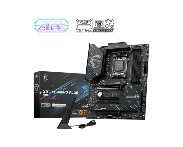 PLACA MADRE MSI X870 GAMING PLUS WIFI DDR5 AM5