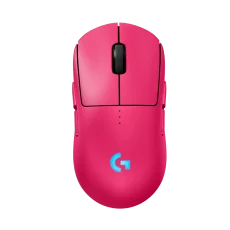 MOUSE LOGITECH G PRO 2 LIGTHSPEED WIRELESS HERO 2 44K LIGHTFORCE/LIGHTSYNC RGB MAGENTA / AMBIDIESTRO