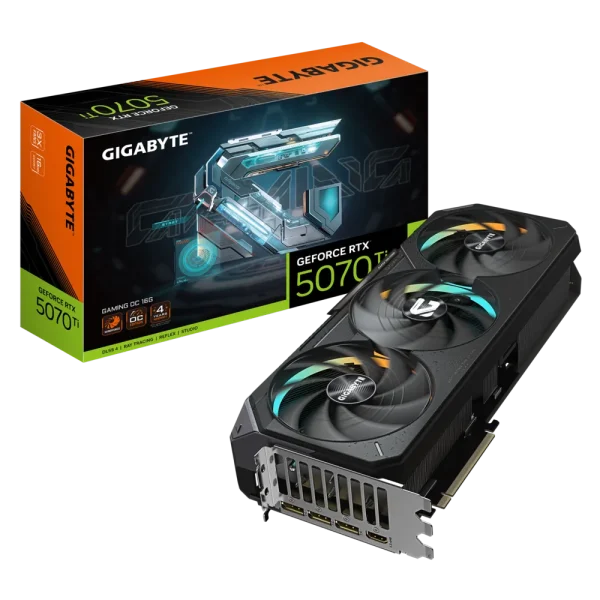 TARJETA DE VIDEO GIGABYTE RTX 5070 TI GAMING OC 16GB GDDR7