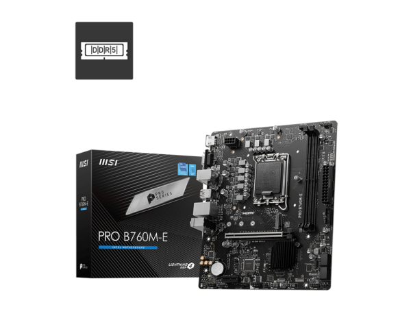 PLACA MADRE MSI PRO B760M-E DDR5 LGA1700