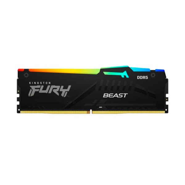 MEMORIA RAM KINGSTON FURY BEAST RGB 16GB DDR5 6000MHZ CL36