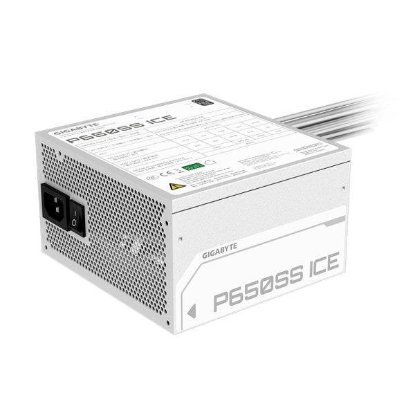 FUENTE DE PODER GIGABYTE P650SS ICE 650W 80+ SILVER CERTIFICADA / WHITE