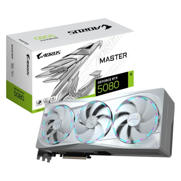 TARJETA DE VIDEO AORUS RTX 5080 MASTER ICE 16GB GDDR7