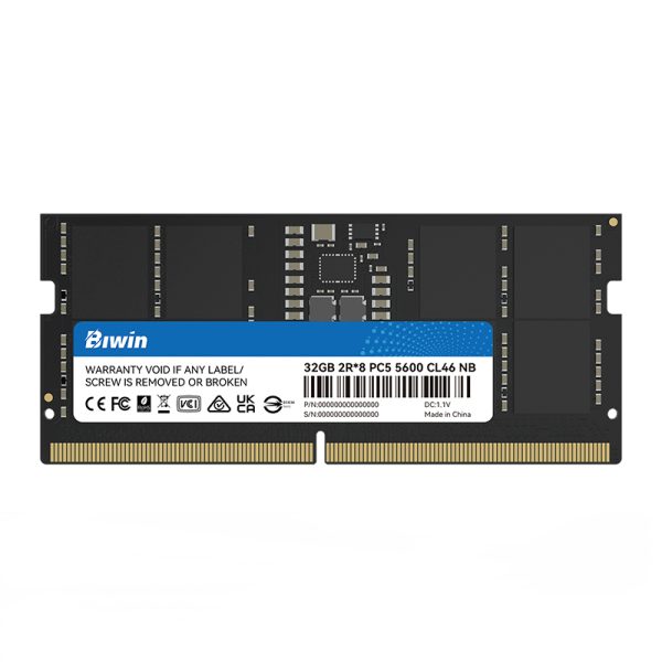 MEMORIA RAM BIWIN 32GB SODIMM 5600MHZ 2R*8 CL46