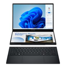 LAPTOP ASUS Zenbook Duo 14" 3K OLED TOUCH CORE ULTRA 9 285H / RAM 32GB DDR5 / SSD 1TB GEN 4 / WIN 11